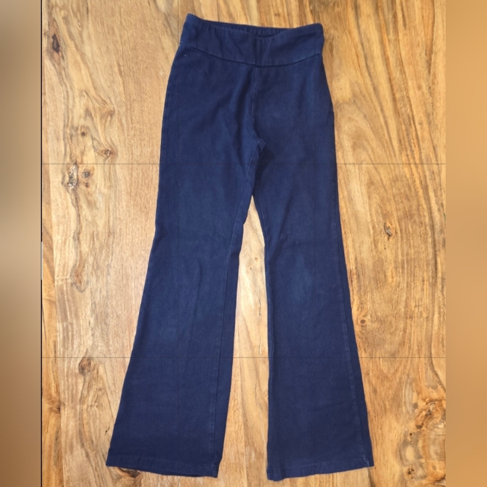Gap Girl's Stylish Navy Blue Flared Leggings Size: Small (6-7)